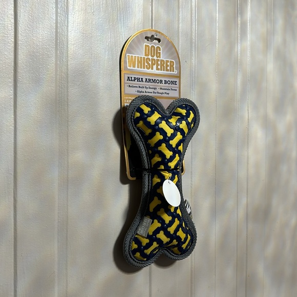 Dog Whisperer ~ Alpha Armor Bone ~ Dog Toy 9.5” - Picture 3 of 5